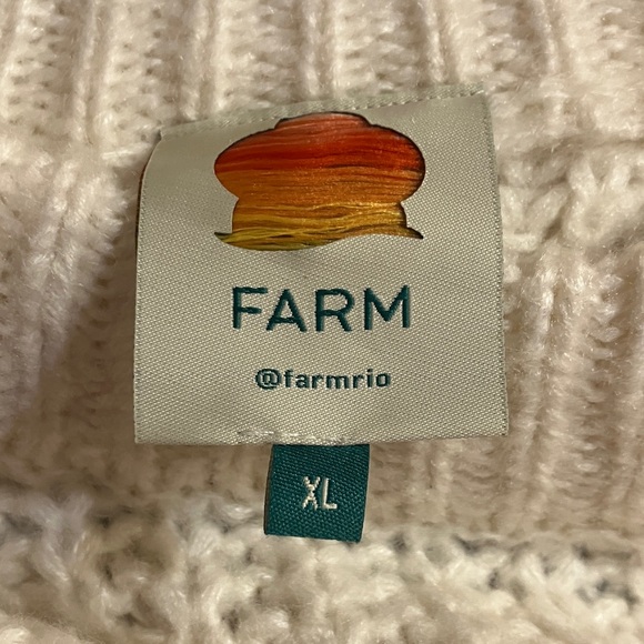FARM Rio Cream Braided Knit Sweater - Picture 5 of 5